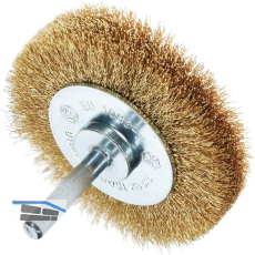 OSBORN Rundb�rste mit Schaft 70 x 18 x 6 mm Messing