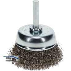 OSBORN Topfb�rste mit Schaft 50 x 17 x 6 mm Stahldraht