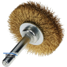 OSBORN Rundb�rste mit Schaft 40 x 11 x 6 mm Messing
