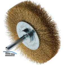 OSBORN Rundb�rste mit Schaft 80 x 19 x 6 mm Messing