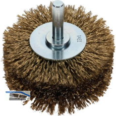 OSBORN Rundb�rste mit Schaft 80 x 35 x 8 mm vermessingter Stahldraht