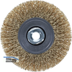 OSBORN Rundb�rste mit Gewinde 115 x 12 mm vermessingter Stahldraht M14