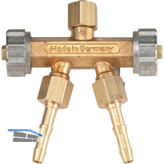 POLOGEN Doppelablassventil G 1/4" f�r Sauerstoff