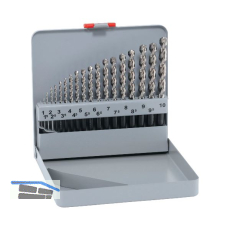 MAYKESTAG Spiralbohrer-Kassette DIN338Forte HSS Co5 1-10 mm 19-teilig