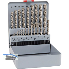 MAYKESTAG Spiralbohrer-Kassette DIN338Forte HSS Co5 1-13 mm 25-teilig