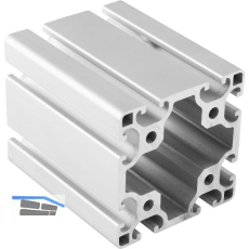 Aluminium Nutprofil ISP Nut 8 L80 leicht 80 x 80 mm 8 Nuten