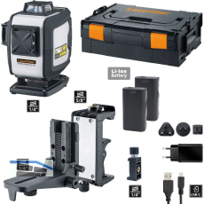 LASERLINER Kreuzlinienlaser PrecisionPlane 4G Pro 7,4 V 2,6 Ah (IEC) Li-Ion