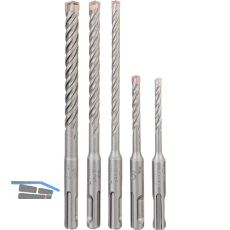 BOSCH SDS-Plus p5X Hammerbohrer-Satz HM � 5-10 mm 5-teilig