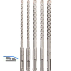 BOSCH SDS-Plus p5X Hammerbohrer-Satz HM � 6-10 mm 5-teilig