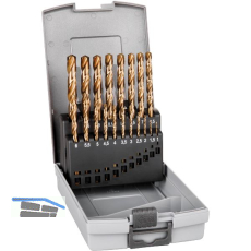 ALPEN Spiralbohrer-Kassette DIN338RN HSS Cobalt GRIP KP19 � 1-10mm 19-teilig