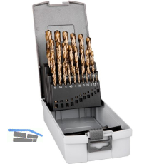 ALPEN Spiralbohrer-Kassette DIN338RN HSS Cobalt GRIP KP25 � 1-13mm 25-teilig