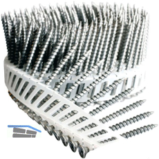 ALSAFIX Nagelschraube L�nge 50 mm Edelstahl Kunststoffgebunden 16 Grad