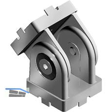 FATH Gelenk Zinkdruckguss f�r Profil 30 x 30 mm Nut 6