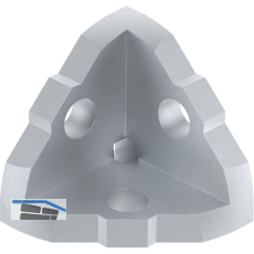 FATH Eckwinkel I 40 x 40 mm Zinkdruckguss Nut 8 - Set