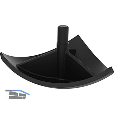 FATH Abdeckkappe f�r Eckwinkel Rundform Profil 40 schwarz