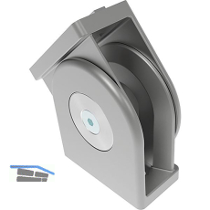 FATH Gelenk Zinkdruckguss f�r Profil 40 x 80 mm Nut 8