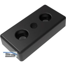 FATH Fussplatte verschraubbar 40 x 80 mm schwarz M16