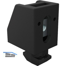 FATH Fl�chenhalteblock Uni 25 schwarz Nut 8