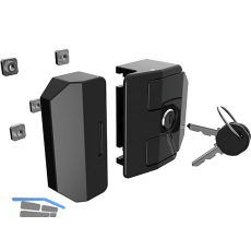 FATH Fallenverschluss Zinkdruckguss schwarz