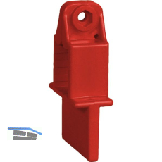 IQ-TOOLS Distanzhalter f�r Dielenzwinge Abstand 4 mm rot 10 St�ck