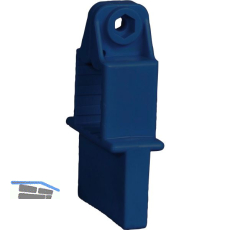 IQ-TOOLS Distanzhalter f�r Dielenzwinge Abstand 10 mm dunkelblau 10 St�ck