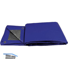 Industrie Schutzplane mit �sen Farbe blau 180 Gramm 10 x 12 m
