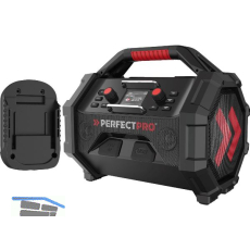 PERFECTPRO Akku-Radio Rocktagon 18 Volt AmpShare inkl. Adapter DeWalt/Milwaukee