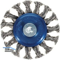 OSBORN Rundb�rste mit Schaft 75 x 12 x 6 mm Stahldraht gezopft