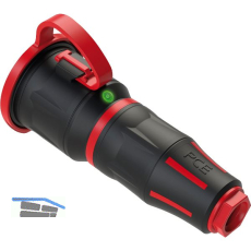 PCE Schutzkontaktkupplung TAURUS2 Gummi 2-polig mit Deckel LED IP54