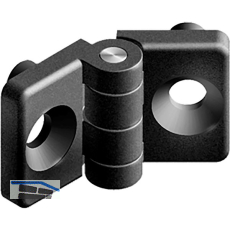 FATH Scharnier Kunststoff 20 Mini, schwarz