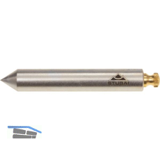 STUBAI Senklot Lange Form aus Stahl mit abschraubbarer Messingkappe 220 Gramm