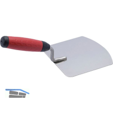 KAUFMANN Eimerkelle rostfrei mit 140 mm abgerundetes Blatt