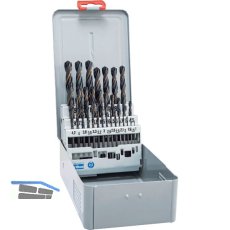ALPEN Bohrer-Kassette KM32 DIN338RN HSS � 1-10,5 mm + Kernlochbohrer 32-teilig