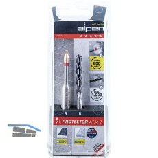 ALPEN Bohrer-Set C Protector + Profi Beton � 10 mm 2-teilig