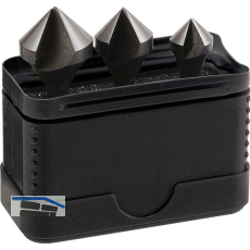 ALPEN Kegelsenker-Bit-Satz HSS 90 Grad � 12,4 / 16,5 / 20,5 mm 3-teilig