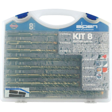 ALPEN HM-Hammerbohrer-Satz SDS-Plus-F4 Bohrer � 5-12 mm 8-teilig