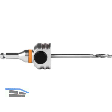 MANDREX MXqs Aufnahmedorn 8,5 mm inkl. HSS-Zentrierbohrer L=125 mm