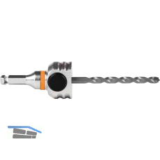 MANDREX MXqs Aufnahmedorn 8,5 mm inkl. HM-Schlagbohrer L=125 mm