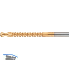 ALPEN Universal-Fr�sbohrer HSS-TIN L�nge 93 mm Bohrer � 6 mm