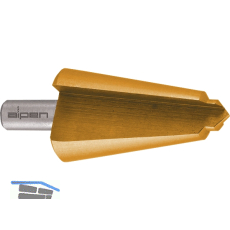 ALPEN Blechsch�lbohrer Gr.1 HSS Co5 TiN Bohrer � 3.5-14.0 mm