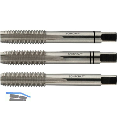 BOHRCRAFT Hand-Gewindebohrer-Satz HSSG DIN352 6H Gewindegr��e M 12