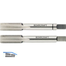 BOHRCRAFT Hand-Gewindebohrer-Satz HSSG DIN5157 Gasgewinde G 1/8 Zoll