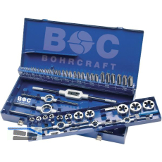 BOHRCRAFT Gewindeschneidsatz GW 20 DIN 352 HSS-G M3-M20 54-tlg.