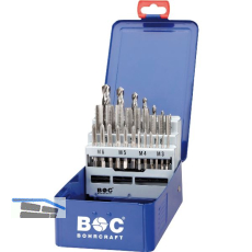 Handgewindebohrer-Satz GK12 DIN 352 HSSG M3-M12+Kernloch 28-teilig