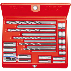Schraubenausdreher-Satz 1/4"-1/2'" Gr. 1-5 in Kassette 20-teilig