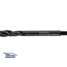 BOHRCRAFT Maschinengewindebohrer 40� RSP DIN376 M14 �berlaufschaft Blauring