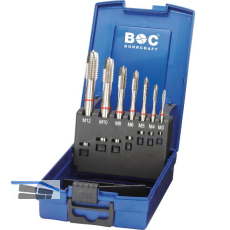 BOHRCRAFT Maschinengewindebohrer-Satz M3-M12 HSS-E Rotring Form B 7-teilig