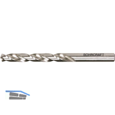 BOHRCRAFT Spiralbohrer DIN338RN HSS-G Profi Plus Zylinderschaft � 12 mm
