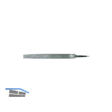 BLU-DAN Chrominox-Halbrundfeile schlicht 250 mm