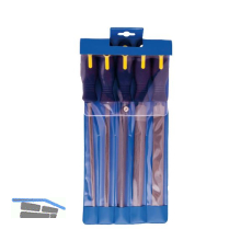 BLU-DAN Chrominox-Werkstatt-Feilensatz 5-teilig Hieb 2/200 mm